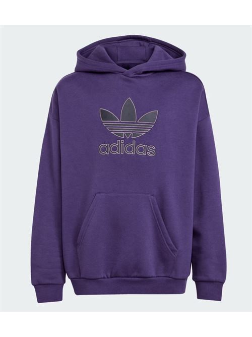 trefoil hoodie ADIDAS ORIGINAL | JV8653AURPLU